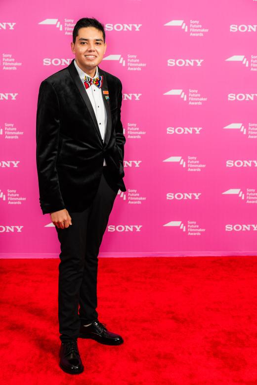 Raheem Razak, winner of the Student category at the Sony Future Filmmaker Awards 2024 ceremony