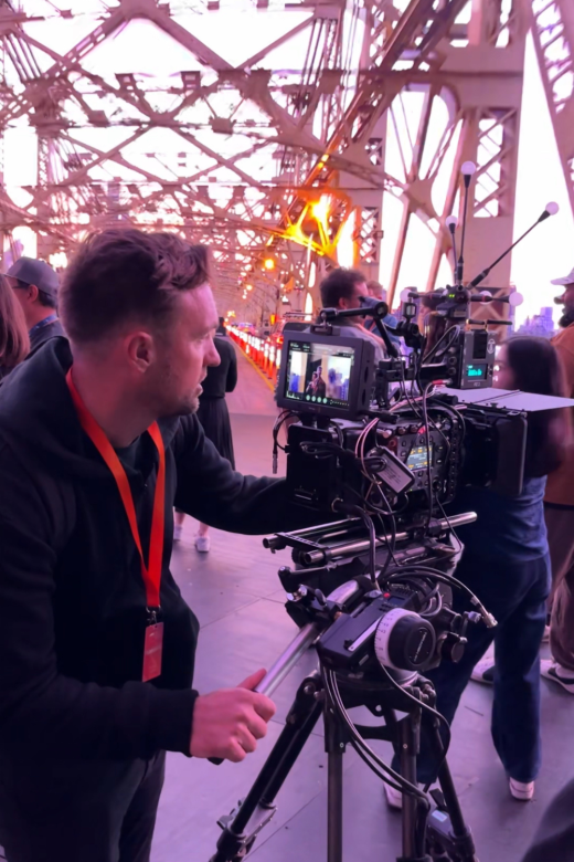 Shortlisted filmmakers attend the Sony Future Filmmaker Awards 2025 Innovation Studio Pixomondo Tour