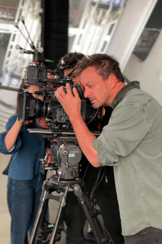 Shortlisted filmmakers attend the Sony Future Filmmaker Awards 2025 Innovation Studio Pixomondo Tour