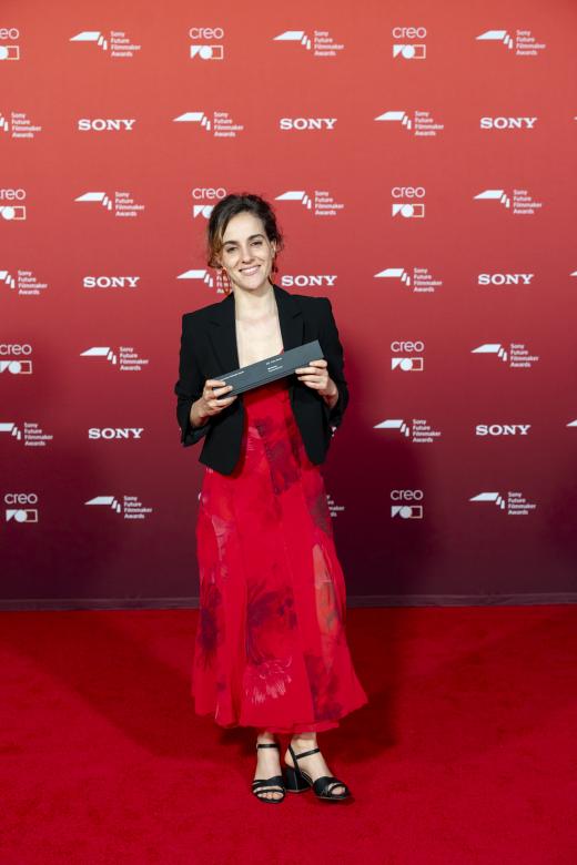 Rossana Montoya (Colombia), winner of the Fiction category at the Sony Future Filmmaker Awards 2025 ceremony