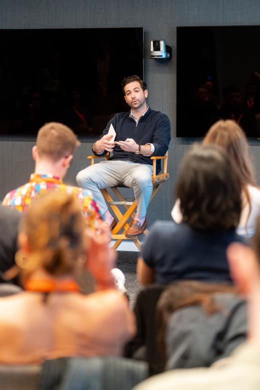 John McGrath, Agent, UTA Independent Film Group speaks at the Sony Future Filmmaker Awards 2025 workshop program
