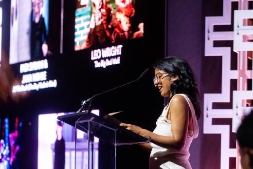 Minhal Baig, filmmaker and member of jury at the Sony Future Filmmaker Awards 2025 ceremony
