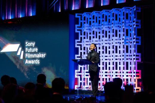 Emmy-winning presenter Denny Directo at the Sony Future Filmmaker Awards 2025 ceremony