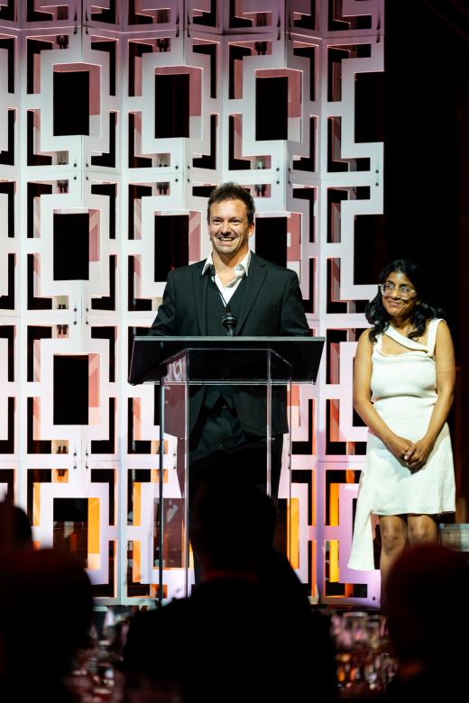 José Navarro, Animation winner, at the Sony Future Filmmaker Awards 2025 ceremony