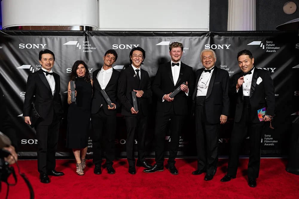 Seonghoon Eric Park alongside senior members of Sony and 2023 category winners