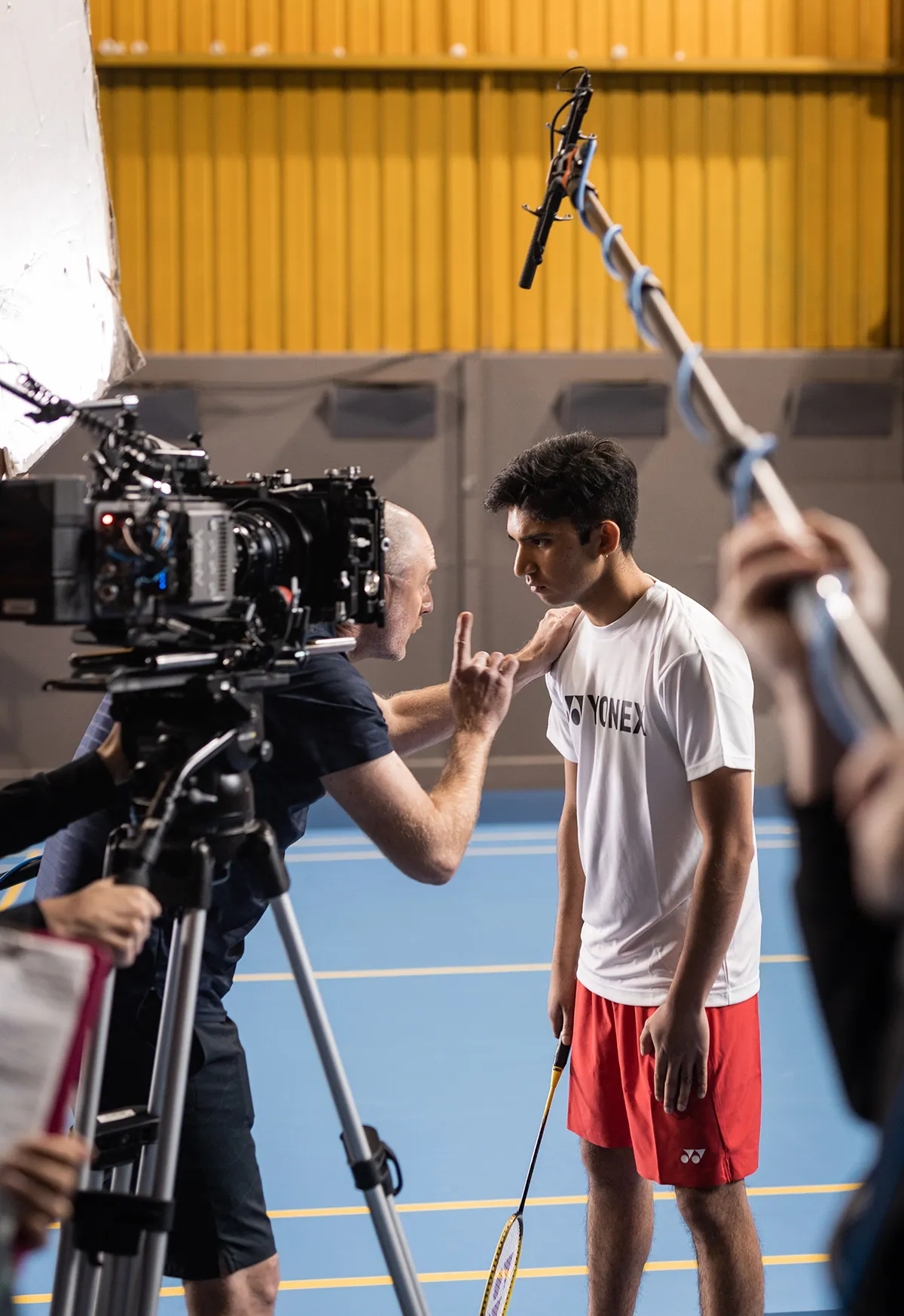 Alisha on set of Match Point
