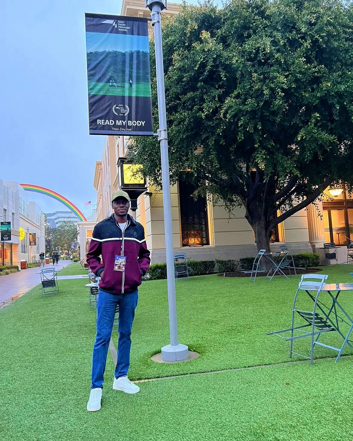 Theo-Ziny Joel at Sony Pictures Studios in Culver City, California