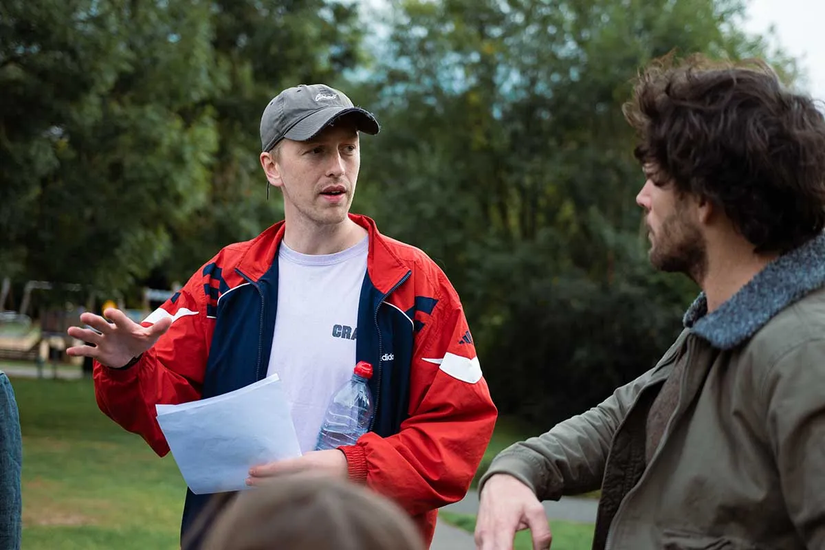 Alfie Barker on set for his most recent short film © Anastasia A Arsentyeva